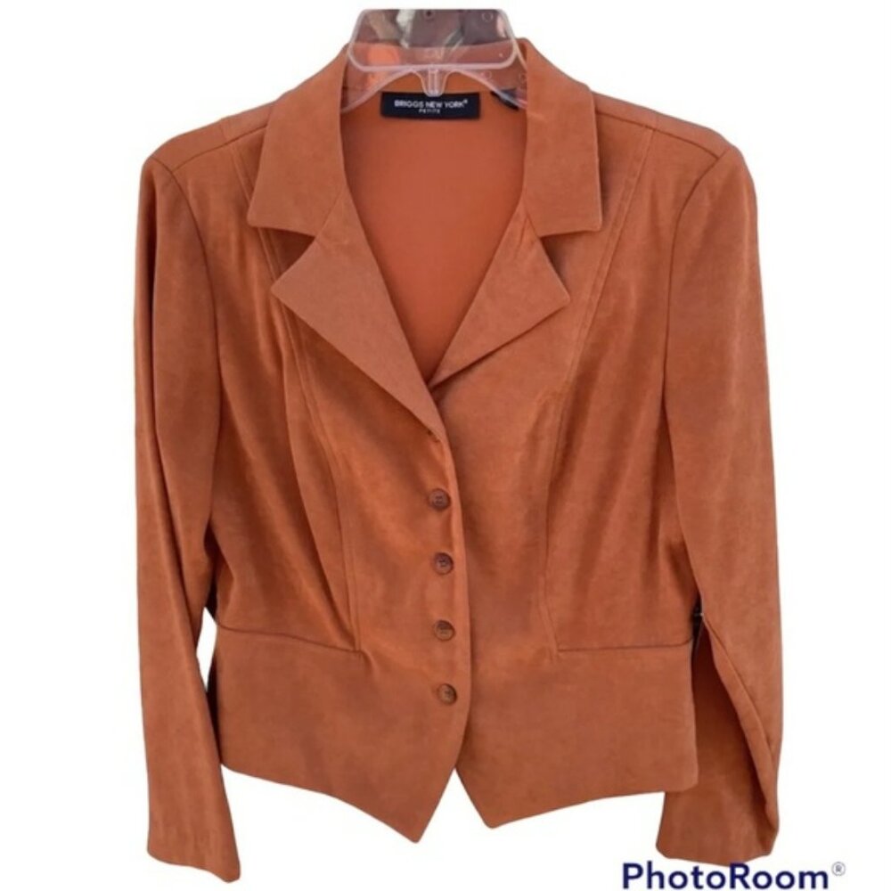 Briggs New York Rust Color Tapered Woman’s Jacket 8P
